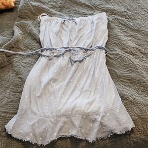 Cloth & Stone Blue and White Dress